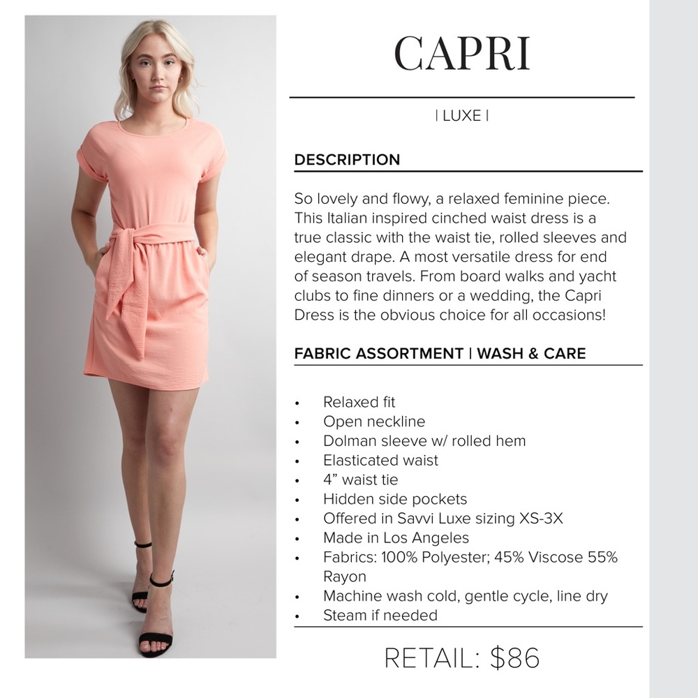 Capri Dress
